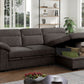 Kipling 81456 Brown Sleeper Sectional