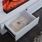 Dorian TV Stand 97023 - White Finish