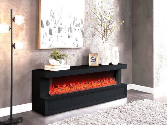 Dorian 70.5" TV Stand w/Fireplace & Speaker