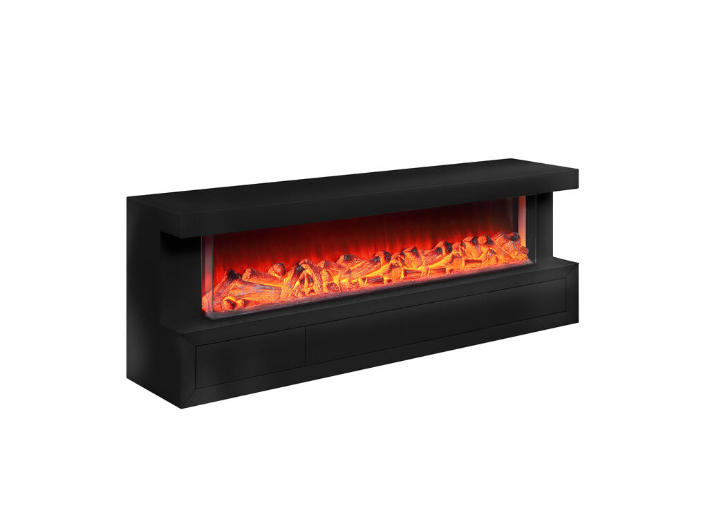 Dorian 70.5" TV Stand w/Fireplace & Speaker