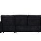 Ember Sleeper Sectional 87717 - Black or Gray