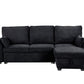 Ember Sleeper Sectional 87717 - Black or Gray