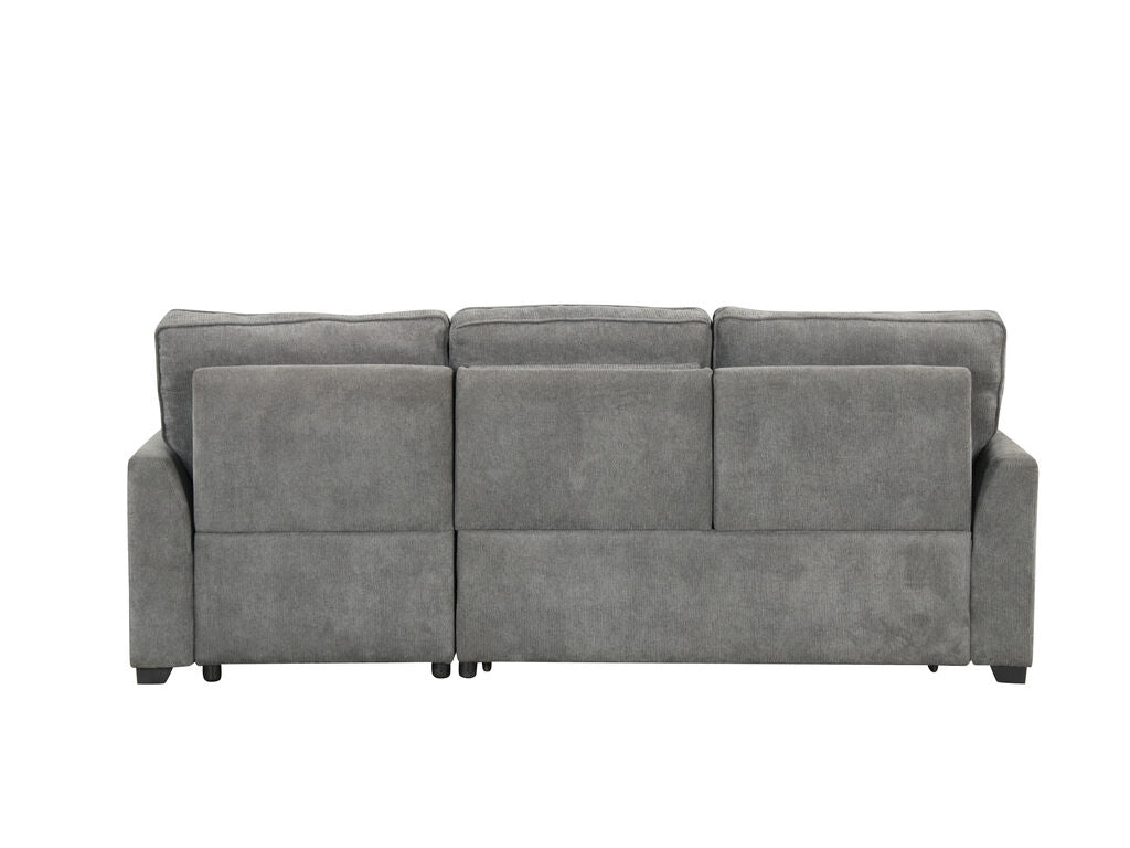 Ember Gray Reversible Sleeper Sectional