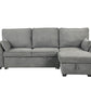 Ember Gray Reversible Sleeper Sectional