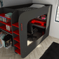 Gamer Bed by ESF - Black & Red