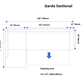 Garda Sectional Left w/Bed & Storage