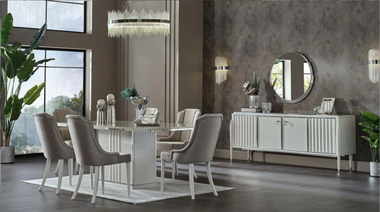 Gravita 7 Pc Dining Collection by Bellona