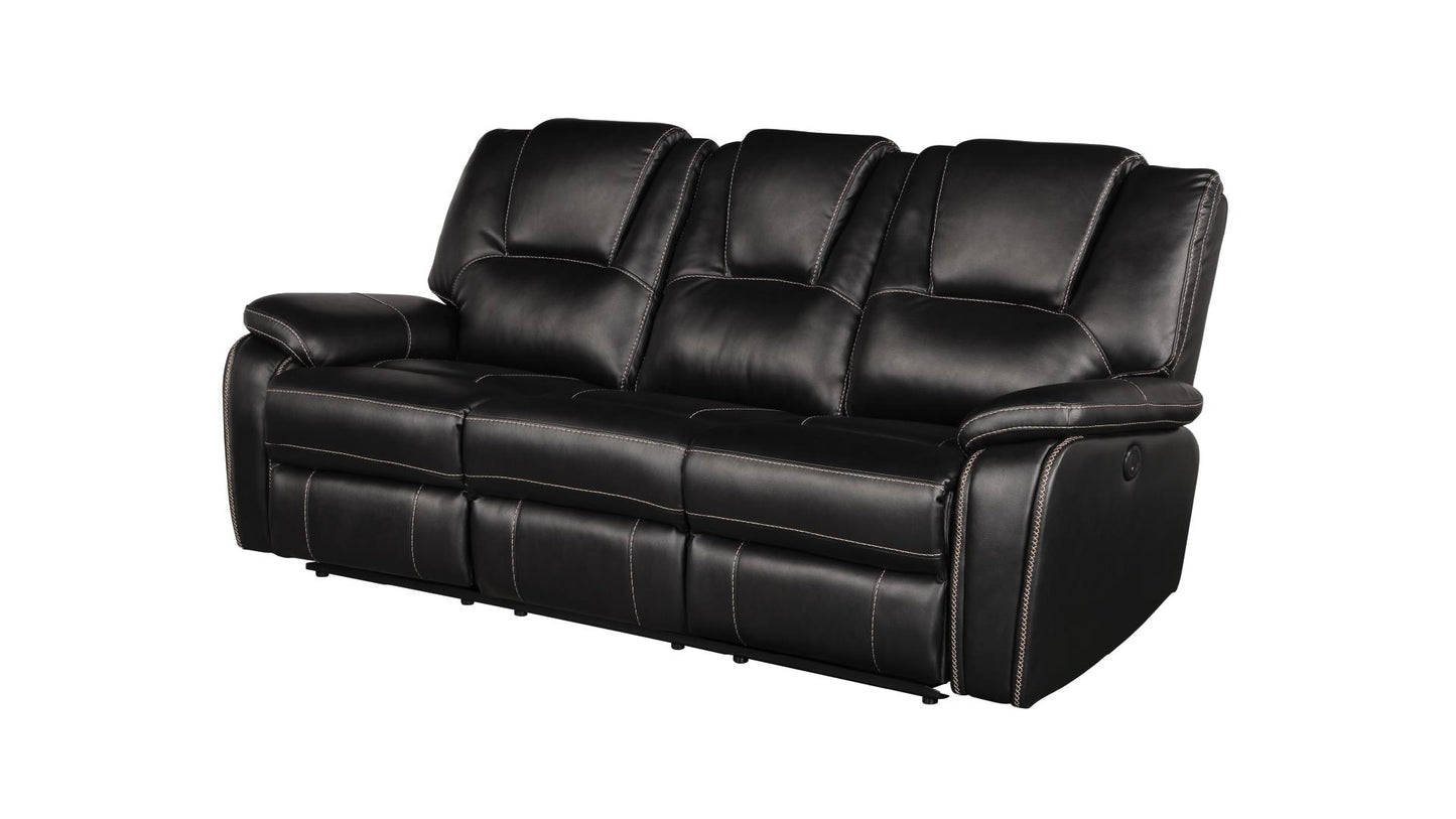 Hong Kong 2 Pc Sofa Set - Black