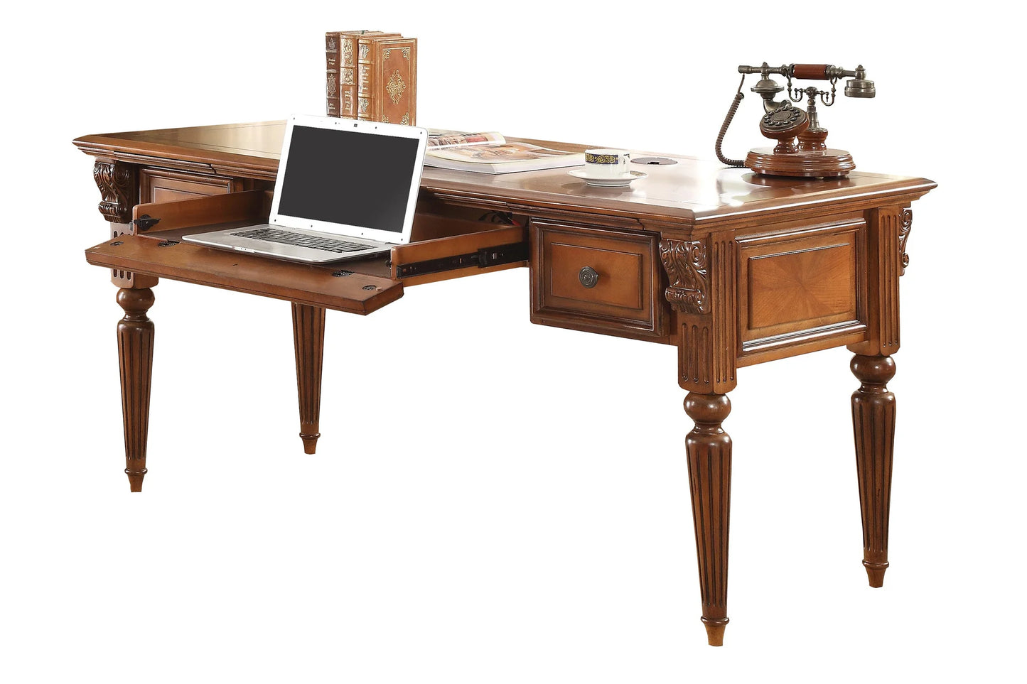 Huntington Pecan Finish Writing Desk by Parker House