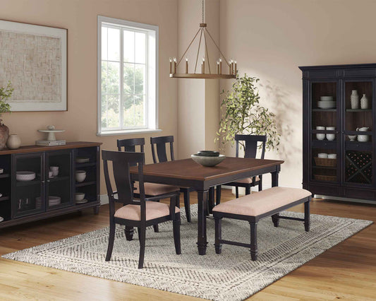 Martin Furniture Hartford Two Tone Dining Set