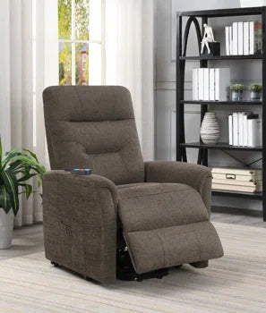 Henrietta Power Lift Massage Recliner - Brown 609450P