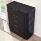 Henry 5 Drawer Reeded Chest HEN900NC