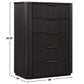 Henry 5 Drawer Reeded Chest HEN900NC