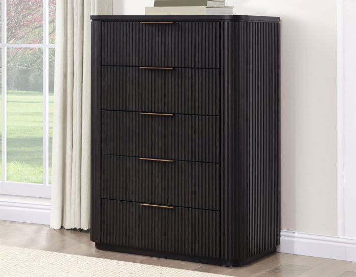 Henry 5 Drawer Reeded Chest HEN900NC