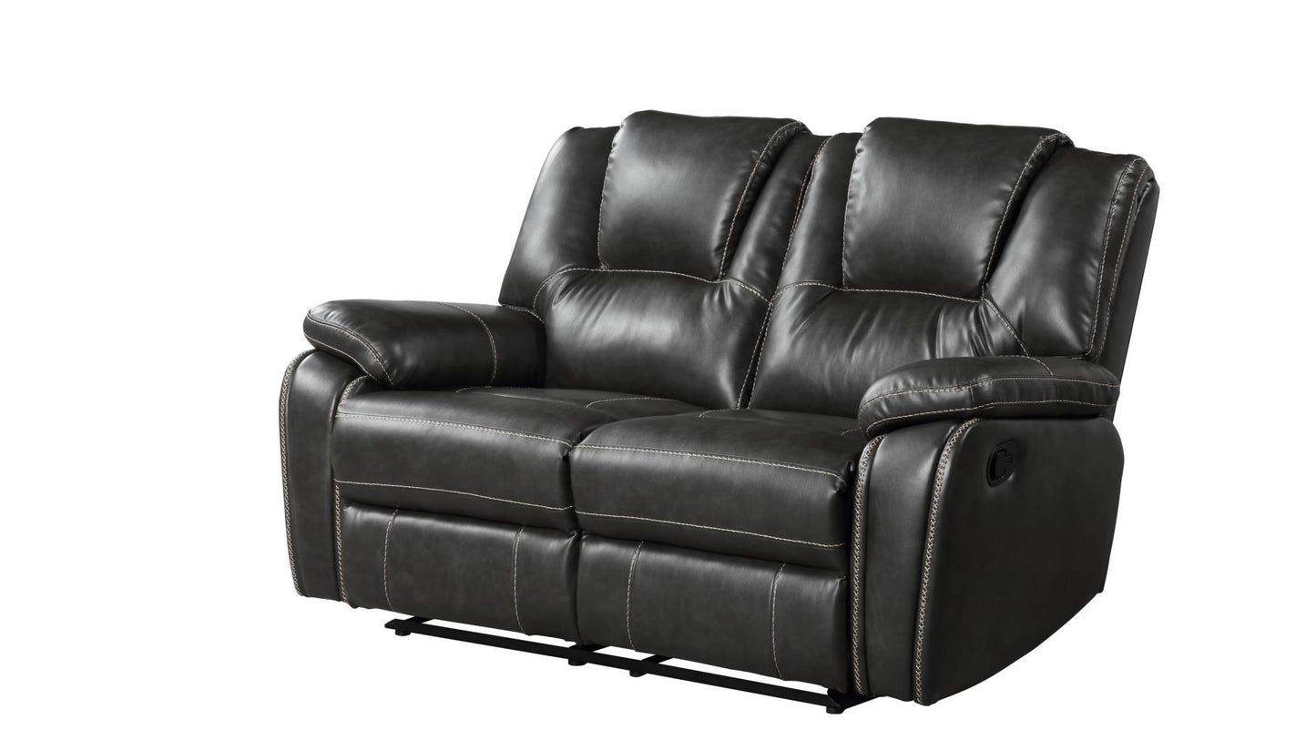 Hong Kong 2 Pc Sofa Set - Black