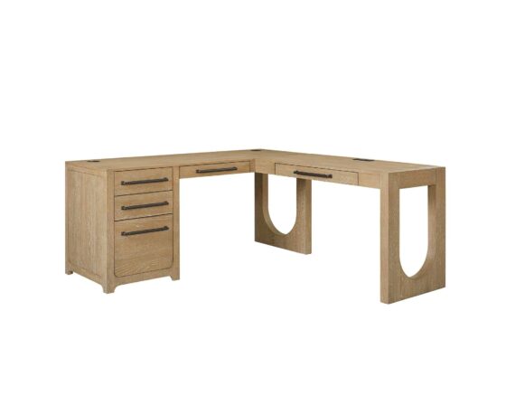 Canyon Drive L Shaped Pedestal Desk IMCD684