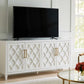 Gable White 80" TV Console - Martin Furniture