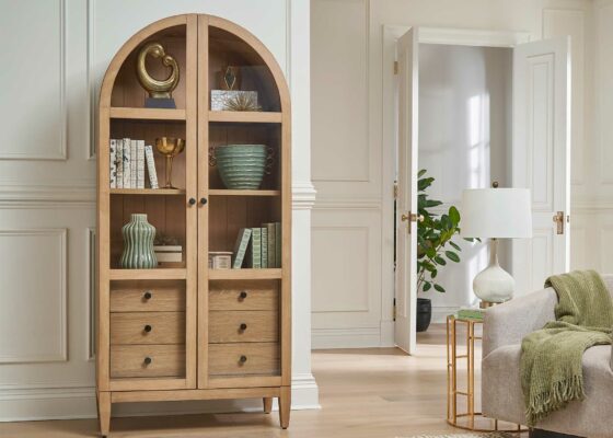 Laurel Display Bookcase Cabinet IMLR3678D