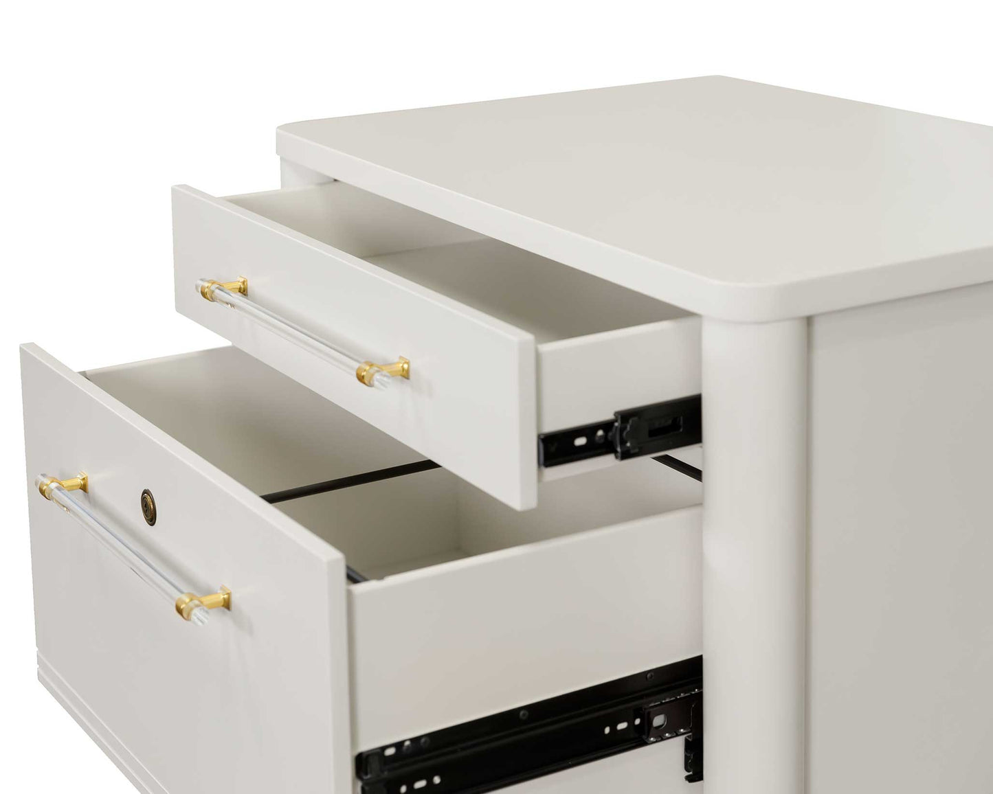 Shasta White Lateral File Cabinet IMSH455