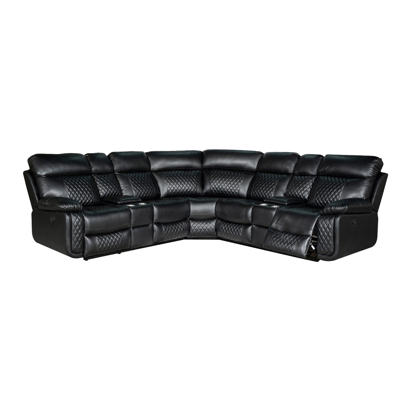 AC Pacific Infinity 3 Pc Power Sectional - 3 Colors