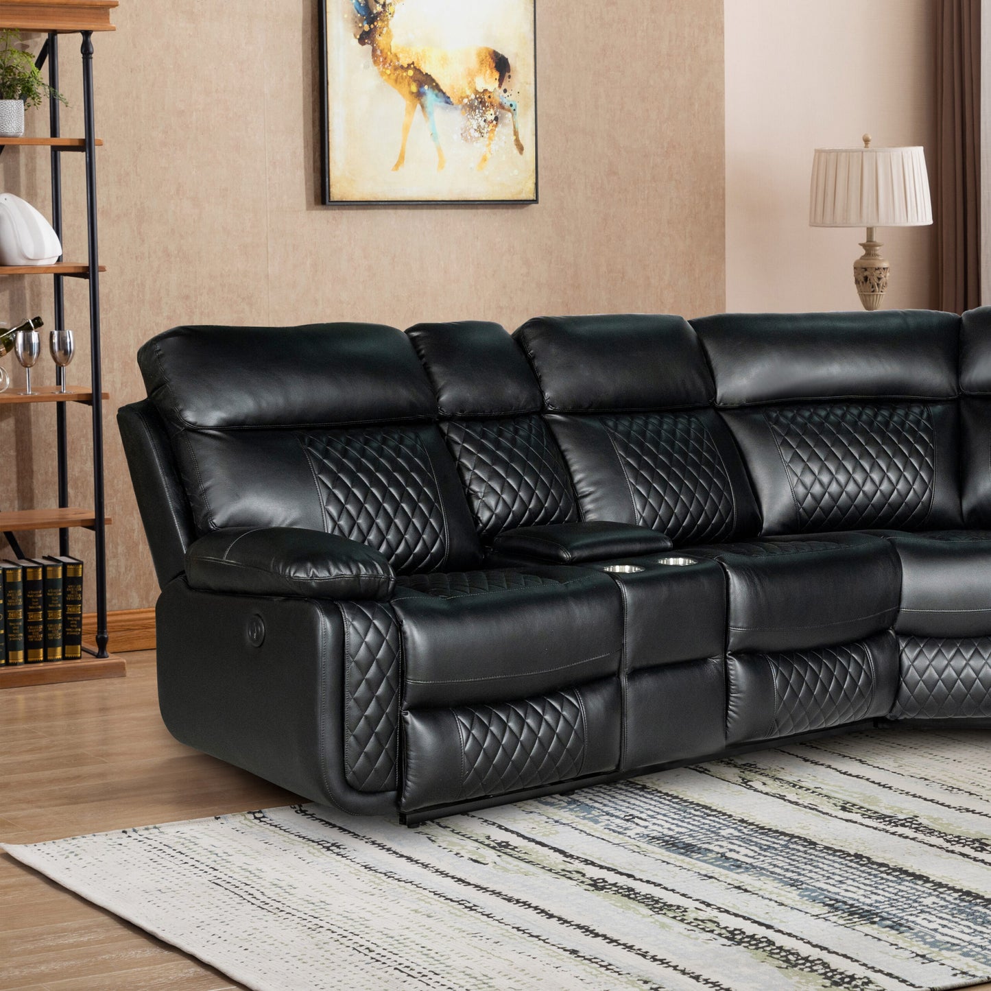 AC Pacific Infinity 3 Pc Power Sectional - 3 Colors