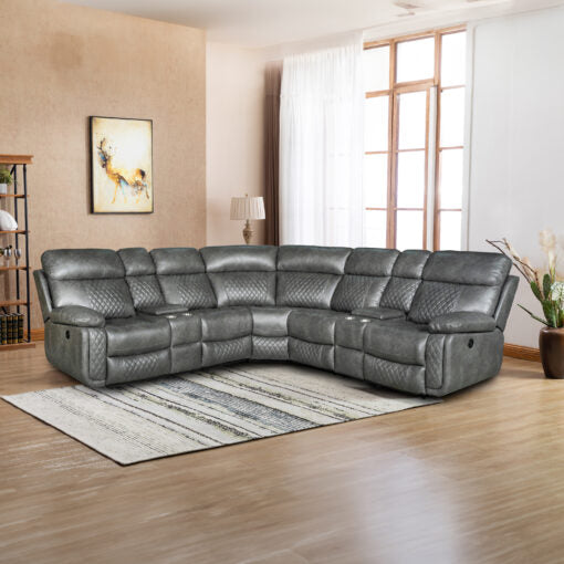 Infinity 3 Pc Sectional - Gray