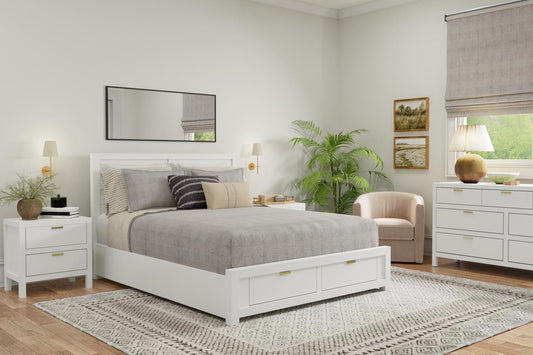 Juego de dormitorio Carmel de 4 piezas - Cama King California