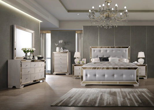 Juliette 4 Pc Bedroom Set - King Bed