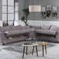 Seccional Kappa Grey con 2 camas - Muebles Demka