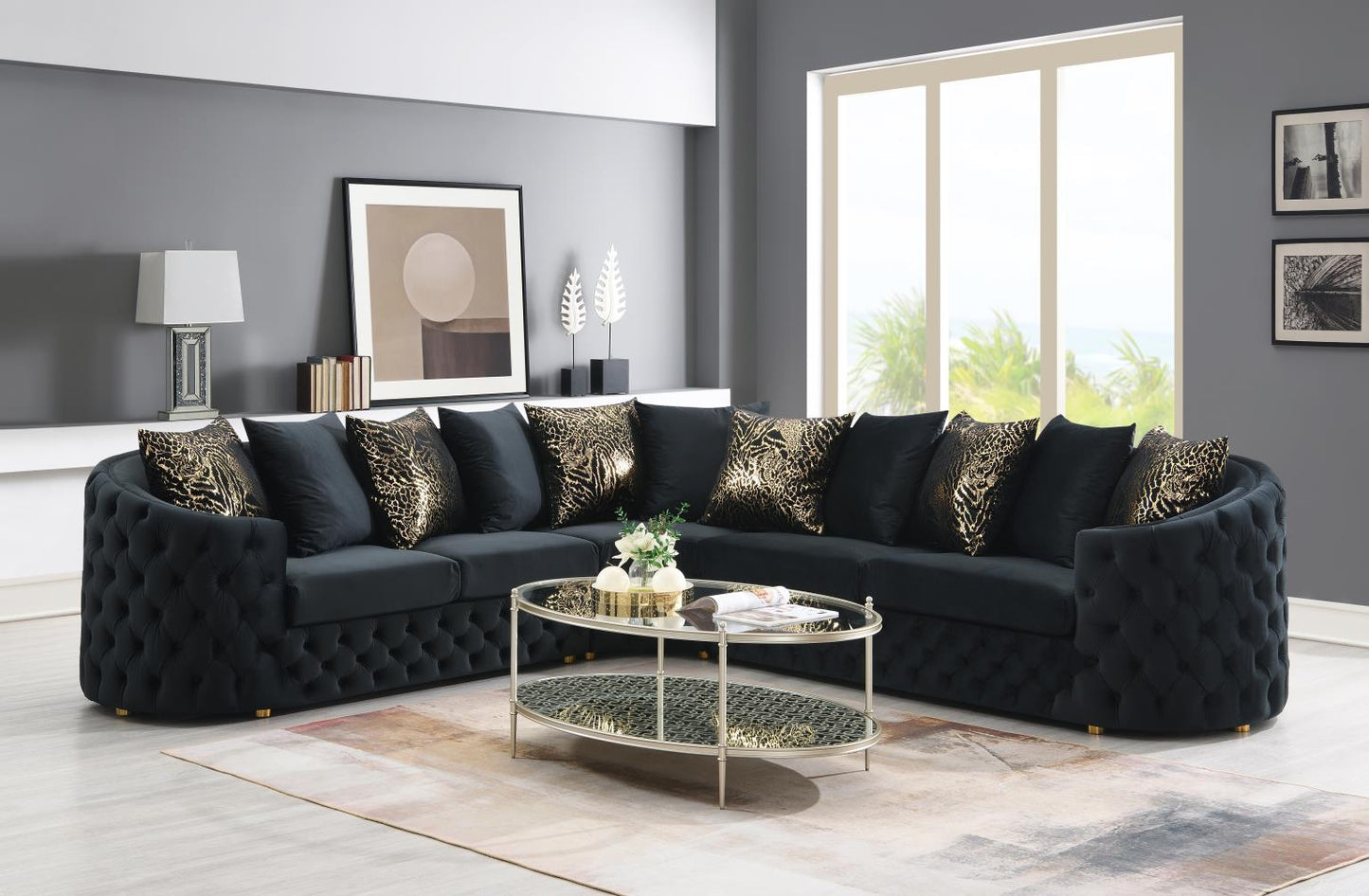 Nyra 3 Pc Sectional by Massa Gallery