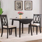 Lakewood 3 Pc Drop Leaf Dining Set - Espresso