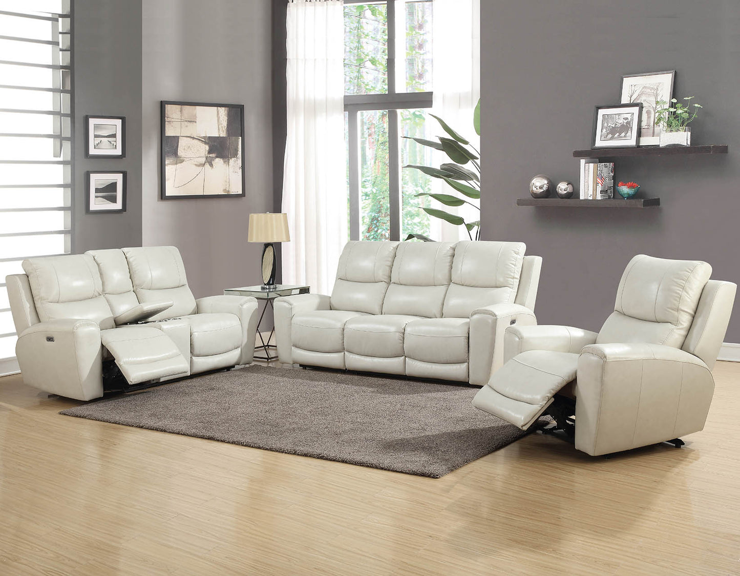 Laurel Top Grain Leather 2 Pc Sofa Collection