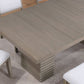 Colección de mesa de comedor extensible Lily de 6 piezas