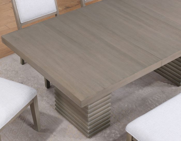 Colección de mesa de comedor extensible Lily de 6 piezas