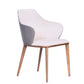 Megan Modern Beige & Grey Dining Chair