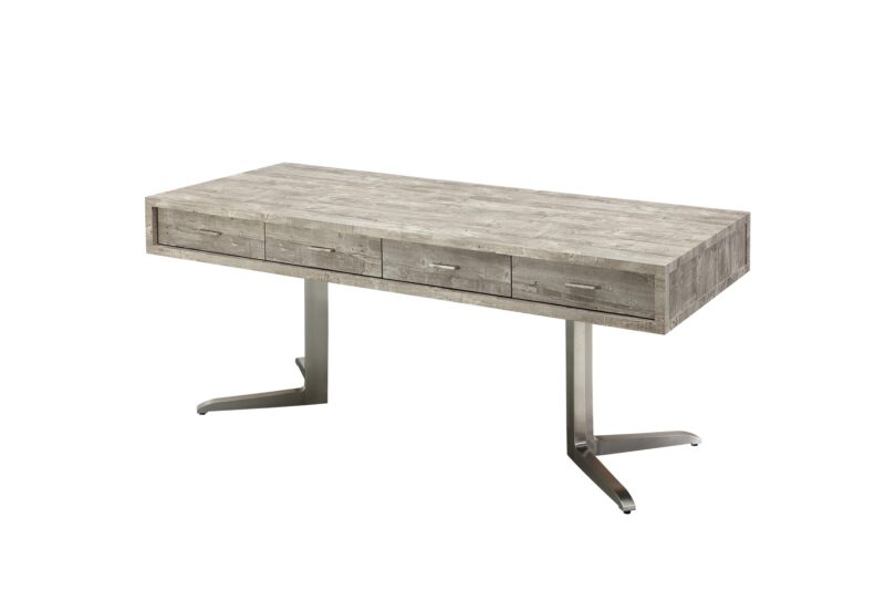 Marco Rustic Gray Executive Desk by Sharelle