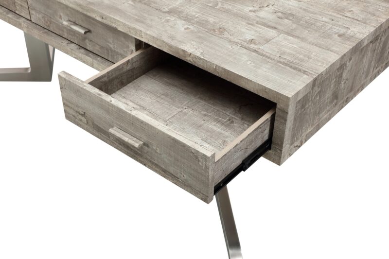 Marco Rustic Gray Executive Desk by Sharelle