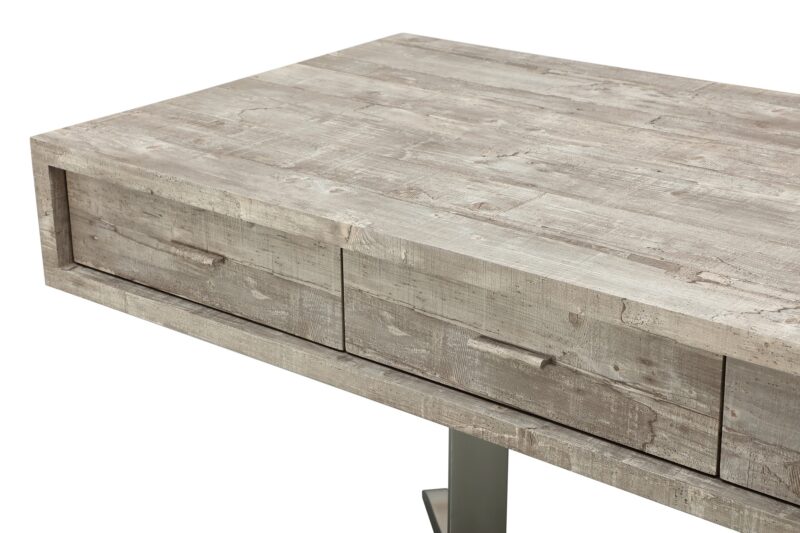 Marco Rustic Gray Executive Desk by Sharelle