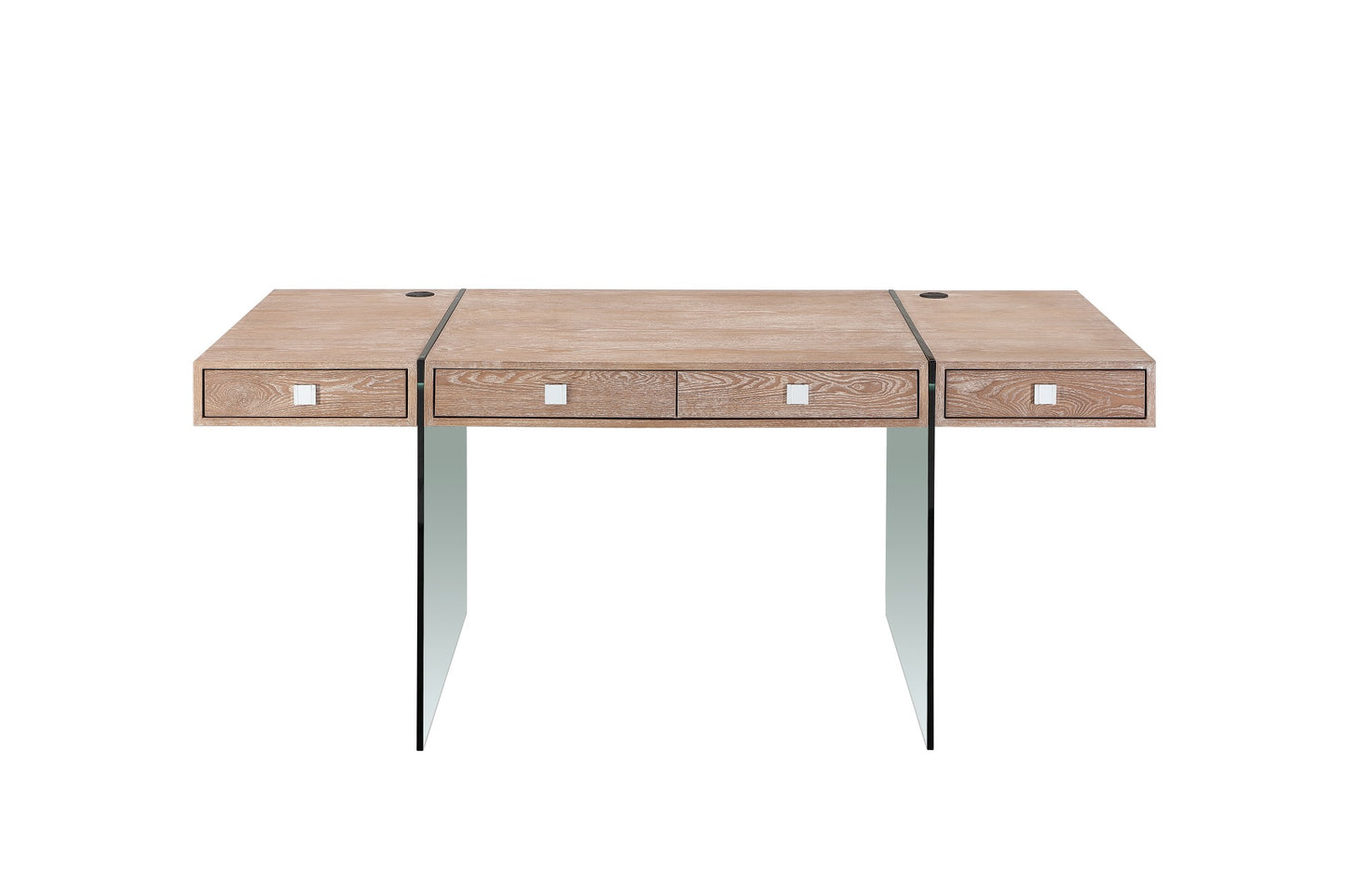 Otis Modern Office Desk - Matte Concrete Finish