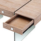 Otis Modern Office Desk - Matte Concrete Finish