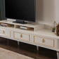 Mistral Opak White TV Stand by Bellona