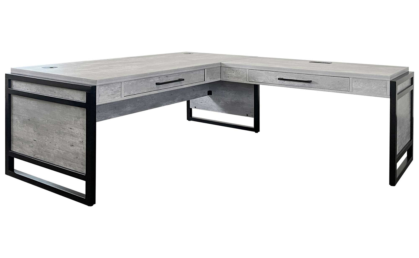 Mason Open L Desk 2 Finishes by Martin Furniture