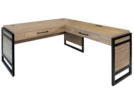 Mason Open L Desk - Monorca Finish