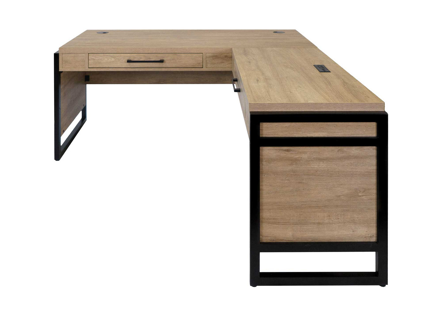 Mason Open L Desk - Monorca Finish