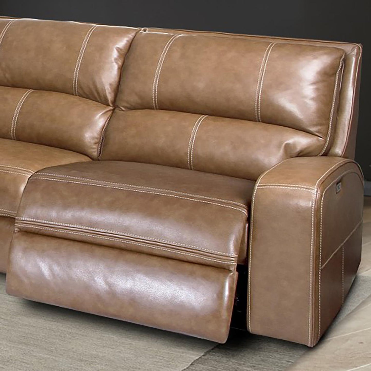 Parker House Bourbon 6 Pc Leather Sectional