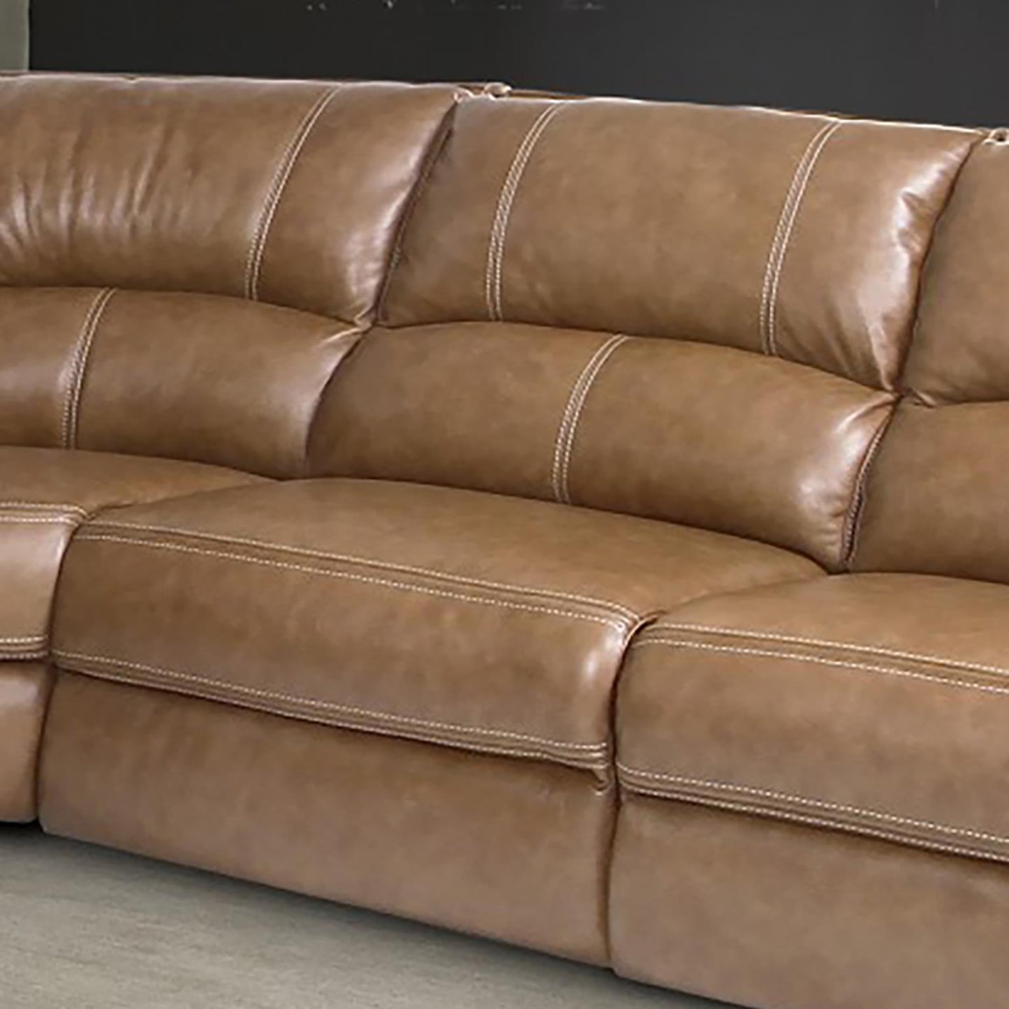 Parker House Bourbon 6 Pc Leather Sectional