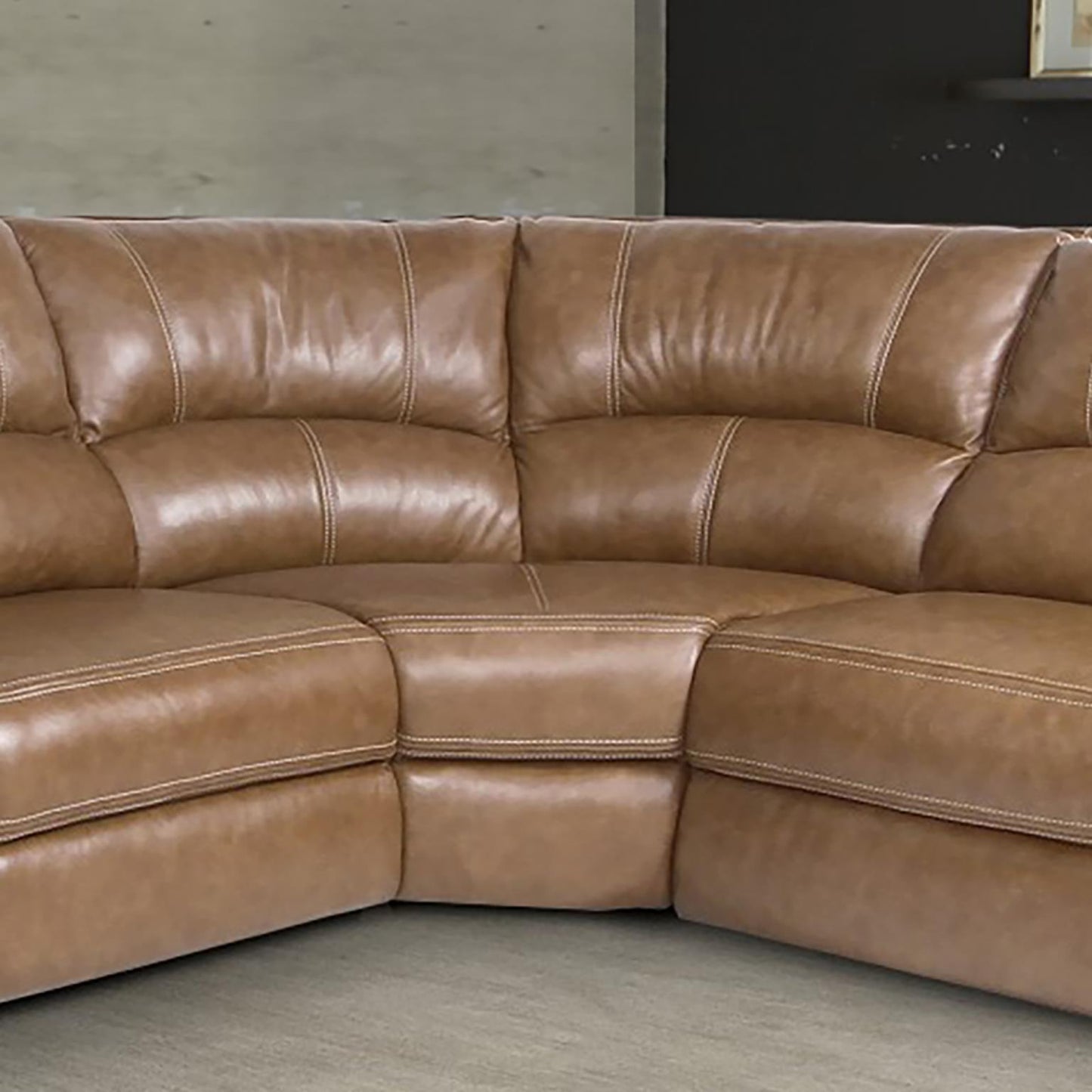 Parker House Bourbon 6 Pc Leather Sectional