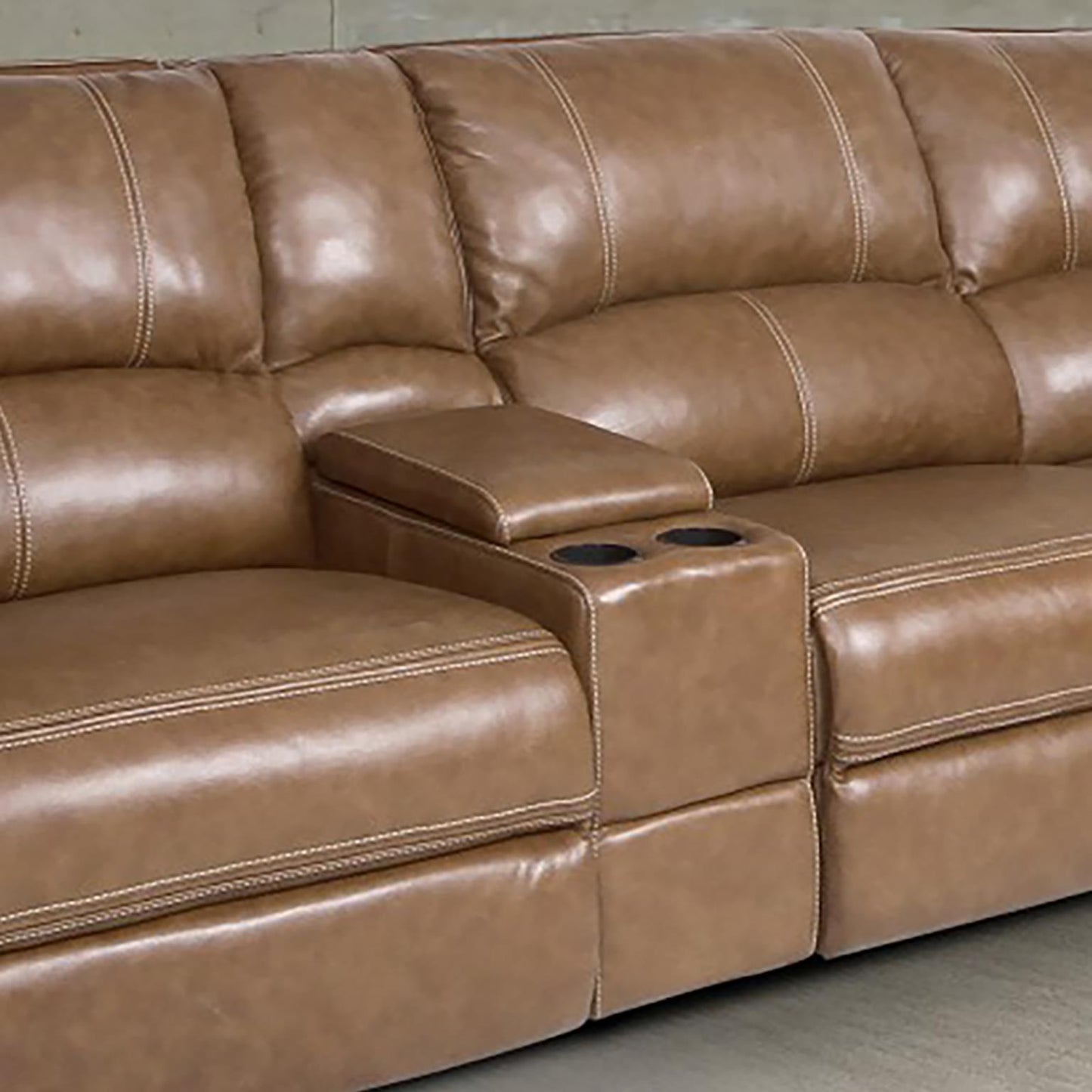 Parker House Bourbon 6 Pc Leather Sectional