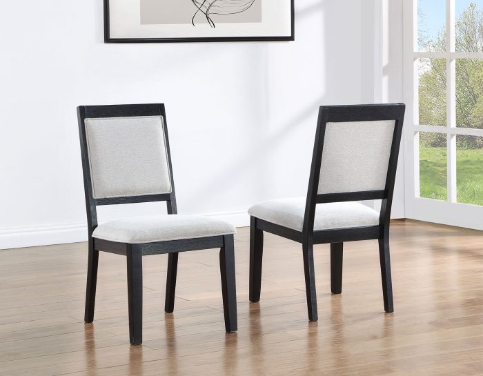 Molly 5 Pc Black Finish Dining Set MY4848TK