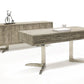 Marco Rustic Gray Executive Desk by Sharelle